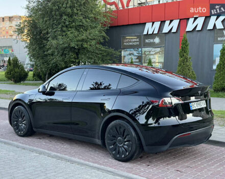 Черный Тесла Model Y, объемом двигателя 0 л и пробегом 102 тыс. км за 24999 $, фото 4 на Automoto.ua