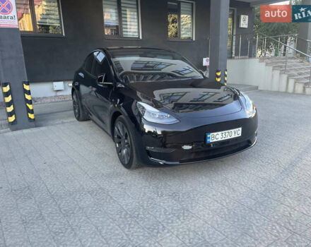 Черный Тесла Model Y, объемом двигателя 0 л и пробегом 77 тыс. км за 22700 $, фото 1 на Automoto.ua