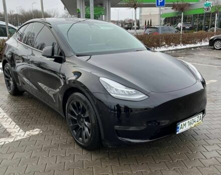 Черный Тесла Model Y, объемом двигателя 0 л и пробегом 60 тыс. км за 35900 $, фото 1 на Automoto.ua