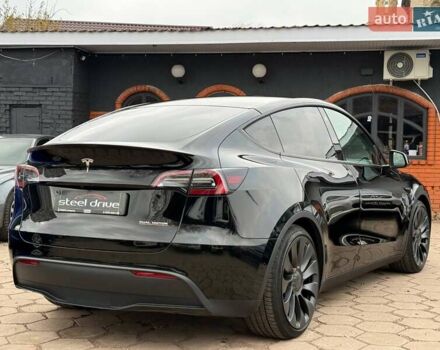 Черный Тесла Model Y, объемом двигателя 0 л и пробегом 141 тыс. км за 23999 $, фото 6 на Automoto.ua