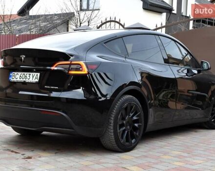 Черный Тесла Model Y, объемом двигателя 0 л и пробегом 73 тыс. км за 25950 $, фото 12 на Automoto.ua