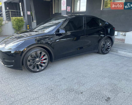 Черный Тесла Model Y, объемом двигателя 0 л и пробегом 77 тыс. км за 22700 $, фото 3 на Automoto.ua