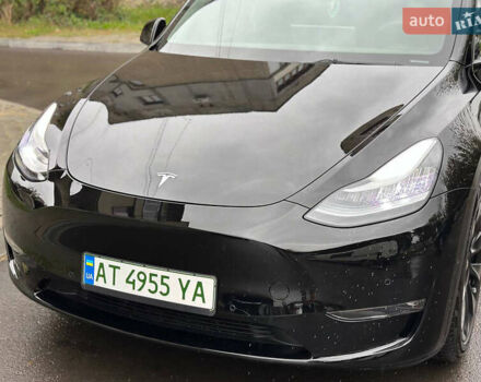 Черный Тесла Model Y, объемом двигателя 0 л и пробегом 82 тыс. км за 26000 $, фото 2 на Automoto.ua