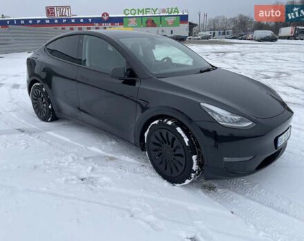 Черный Тесла Model Y, объемом двигателя 0 л и пробегом 40 тыс. км за 24500 $, фото 1 на Automoto.ua