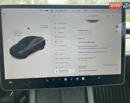 Черный Тесла Model Y, объемом двигателя 0 л и пробегом 85 тыс. км за 23500 $, фото 17 на Automoto.ua