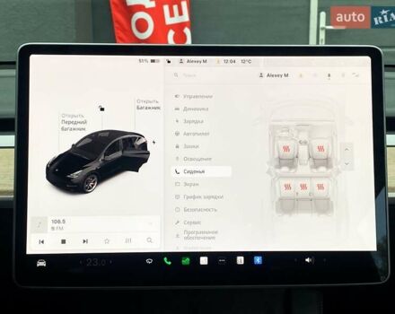 Чорний Тесла Model Y, об'ємом двигуна 0 л та пробігом 73 тис. км за 28500 $, фото 19 на Automoto.ua