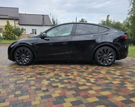 Черный Тесла Model Y, объемом двигателя 0 л и пробегом 90 тыс. км за 25800 $, фото 3 на Automoto.ua