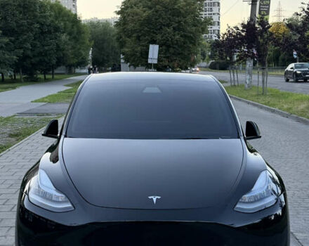 Черный Тесла Model Y, объемом двигателя 0 л и пробегом 102 тыс. км за 24999 $, фото 1 на Automoto.ua