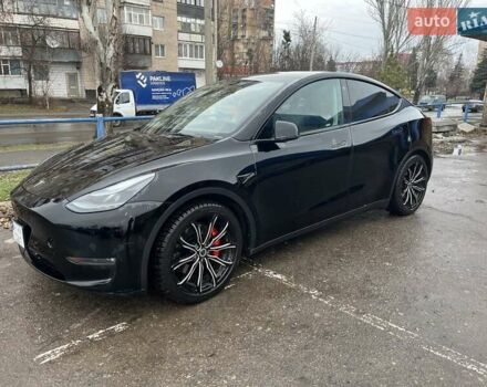 Черный Тесла Model Y, объемом двигателя 0 л и пробегом 90 тыс. км за 32818 $, фото 1 на Automoto.ua