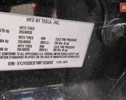 Черный Тесла Model Y, объемом двигателя 0 л и пробегом 165 тыс. км за 18800 $, фото 12 на Automoto.ua
