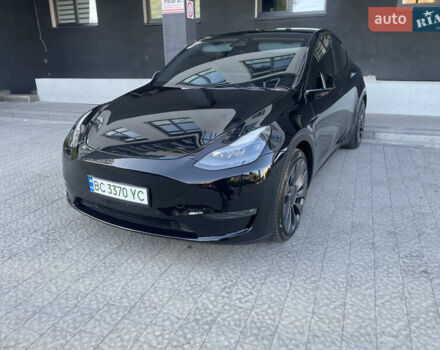 Черный Тесла Model Y, объемом двигателя 0 л и пробегом 77 тыс. км за 22700 $, фото 2 на Automoto.ua
