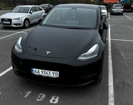Черный Тесла Model Y, объемом двигателя 0 л и пробегом 46 тыс. км за 34000 $, фото 6 на Automoto.ua