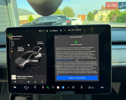 Черный Тесла Model Y, объемом двигателя 0 л и пробегом 79 тыс. км за 31999 $, фото 7 на Automoto.ua
