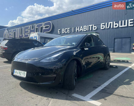 Черный Тесла Model Y, объемом двигателя 0 л и пробегом 45 тыс. км за 24800 $, фото 1 на Automoto.ua