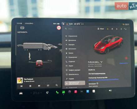 Черный Тесла Model Y, объемом двигателя 0 л и пробегом 24 тыс. км за 31000 $, фото 49 на Automoto.ua