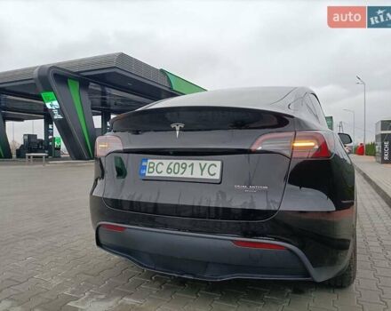 Черный Тесла Model Y, объемом двигателя 0 л и пробегом 52 тыс. км за 26300 $, фото 2 на Automoto.ua
