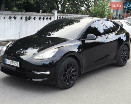 Черный Тесла Model Y, объемом двигателя 0 л и пробегом 66 тыс. км за 23990 $, фото 2 на Automoto.ua