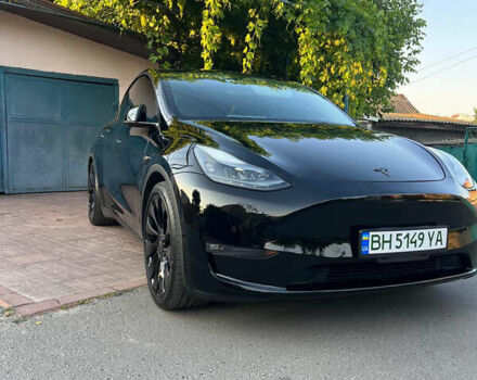 Черный Тесла Model Y, объемом двигателя 0 л и пробегом 44 тыс. км за 32500 $, фото 2 на Automoto.ua