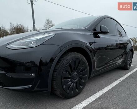 Черный Тесла Model Y, объемом двигателя 0 л и пробегом 46 тыс. км за 34000 $, фото 3 на Automoto.ua