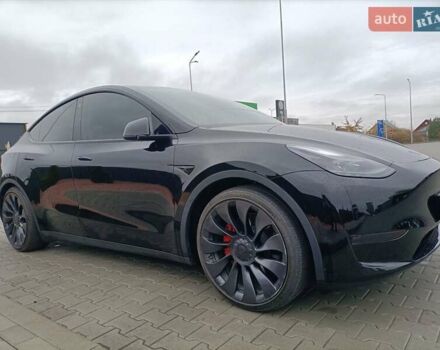 Черный Тесла Model Y, объемом двигателя 0 л и пробегом 52 тыс. км за 26300 $, фото 9 на Automoto.ua