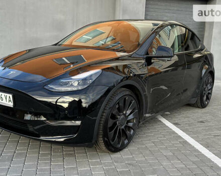 Черный Тесла Model Y, объемом двигателя 0 л и пробегом 16 тыс. км за 40600 $, фото 35 на Automoto.ua