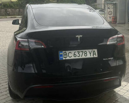 Черный Тесла Model Y, объемом двигателя 0 л и пробегом 28 тыс. км за 35990 $, фото 6 на Automoto.ua