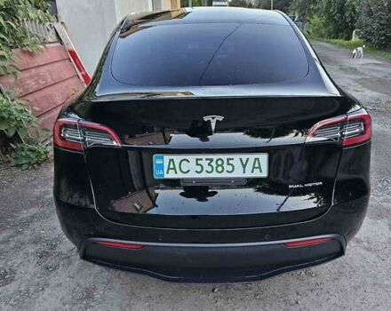 Черный Тесла Model Y, объемом двигателя 0 л и пробегом 54 тыс. км за 26300 $, фото 2 на Automoto.ua