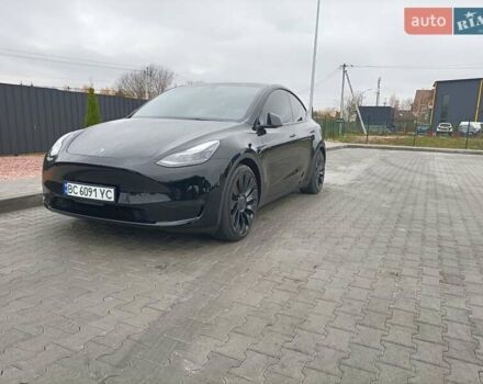 Черный Тесла Model Y, объемом двигателя 0 л и пробегом 52 тыс. км за 26300 $, фото 13 на Automoto.ua