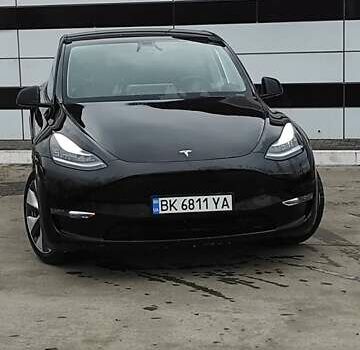 Черный Тесла Model Y, объемом двигателя 0 л и пробегом 46 тыс. км за 25900 $, фото 6 на Automoto.ua