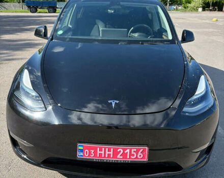 Черный Тесла Model Y, объемом двигателя 0 л и пробегом 51 тыс. км за 22500 $, фото 1 на Automoto.ua