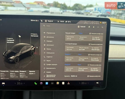 Черный Тесла Model Y, объемом двигателя 0 л и пробегом 65 тыс. км за 27000 $, фото 17 на Automoto.ua