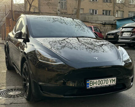 Черный Тесла Model Y, объемом двигателя 0 л и пробегом 44 тыс. км за 43800 $, фото 1 на Automoto.ua