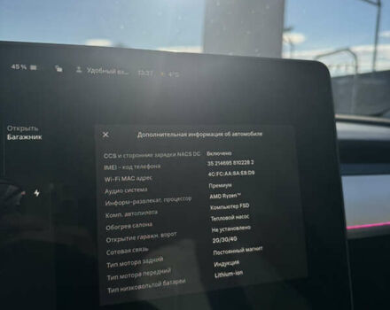 Черный Тесла Model Y, объемом двигателя 0 л и пробегом 51 тыс. км за 23200 $, фото 13 на Automoto.ua