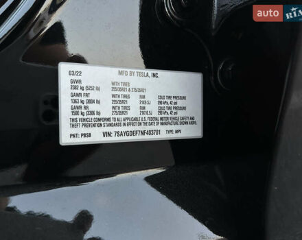 Чорний Тесла Model Y, об'ємом двигуна 0 л та пробігом 135 тис. км за 26499 $, фото 39 на Automoto.ua