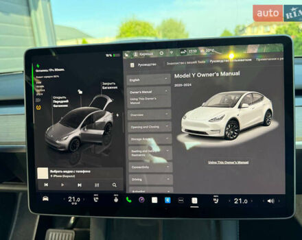 Черный Тесла Model Y, объемом двигателя 0 л и пробегом 79 тыс. км за 31999 $, фото 8 на Automoto.ua