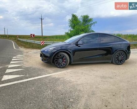 Черный Тесла Model Y, объемом двигателя 0 л и пробегом 49 тыс. км за 25900 $, фото 6 на Automoto.ua