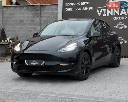 Черный Тесла Model Y, объемом двигателя 0 л и пробегом 45 тыс. км за 25999 $, фото 4 на Automoto.ua