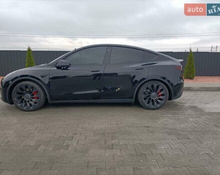 Черный Тесла Model Y, объемом двигателя 0 л и пробегом 52 тыс. км за 26300 $, фото 7 на Automoto.ua