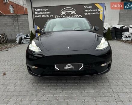 Черный Тесла Model Y, объемом двигателя 0 л и пробегом 45 тыс. км за 25999 $, фото 6 на Automoto.ua