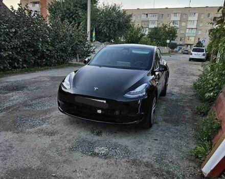 Черный Тесла Model Y, объемом двигателя 0 л и пробегом 54 тыс. км за 26300 $, фото 3 на Automoto.ua
