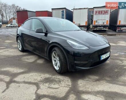 Черный Тесла Model Y, объемом двигателя 0 л и пробегом 60 тыс. км за 24500 $, фото 1 на Automoto.ua