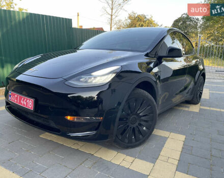 Черный Тесла Model Y, объемом двигателя 0 л и пробегом 65 тыс. км за 25500 $, фото 1 на Automoto.ua