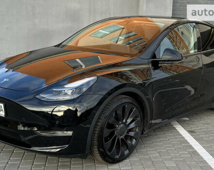 Черный Тесла Model Y, объемом двигателя 0 л и пробегом 16 тыс. км за 40600 $, фото 37 на Automoto.ua