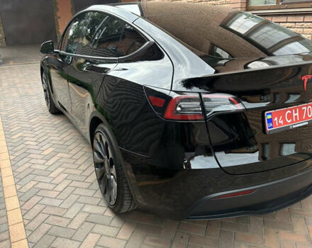 Черный Тесла Model Y, объемом двигателя 0 л и пробегом 56 тыс. км за 27000 $, фото 4 на Automoto.ua