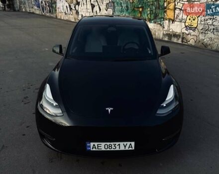 Черный Тесла Model Y, объемом двигателя 0 л и пробегом 44 тыс. км за 34200 $, фото 1 на Automoto.ua