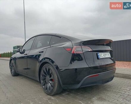 Черный Тесла Model Y, объемом двигателя 0 л и пробегом 52 тыс. км за 26300 $, фото 14 на Automoto.ua