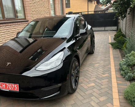 Черный Тесла Model Y, объемом двигателя 0 л и пробегом 56 тыс. км за 27000 $, фото 5 на Automoto.ua