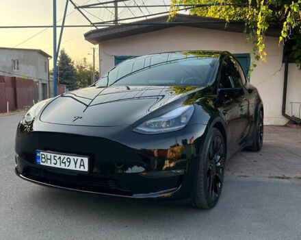 Черный Тесла Model Y, объемом двигателя 0 л и пробегом 44 тыс. км за 32500 $, фото 1 на Automoto.ua