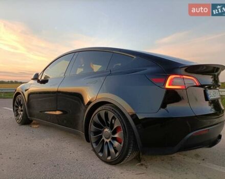 Черный Тесла Model Y, объемом двигателя 0 л и пробегом 50 тыс. км за 26600 $, фото 6 на Automoto.ua