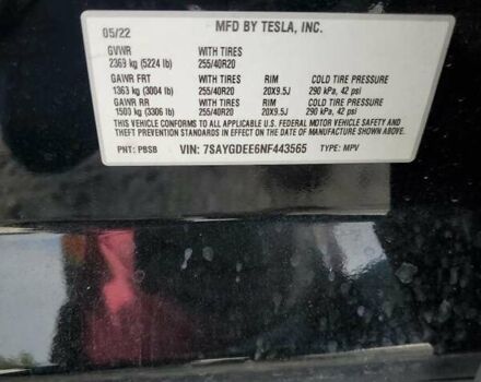 Чорний Тесла Model Y, об'ємом двигуна 0 л та пробігом 102 тис. км за 19000 $, фото 12 на Automoto.ua